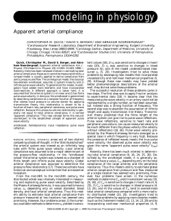 modeling in physiology