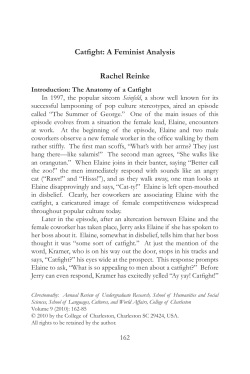 Catfight: A Feminist Analysis Rachel Reinke