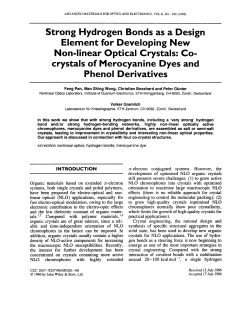 Strong hydrogen bonds as a design element for developing new