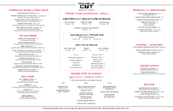 SIDES FOR SHARING PREMIUM SHELLFISH BAR STARTERS