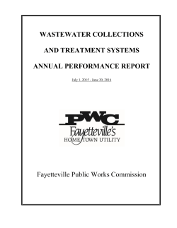 Wastewater Annual Report