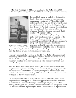 The Suez Campaign of 1956&hellip; - Pat McKeown