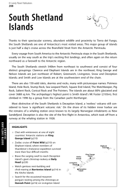 South Shetland Islands