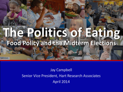 Food Policy and the Midterm Elections