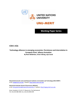 Technology Alliances in Emerging Economies