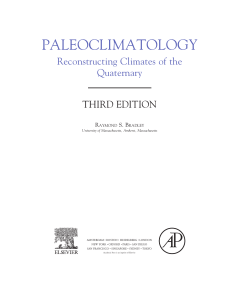 PALEOCLIMATOLOGY