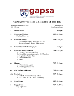 agenda - gapsa