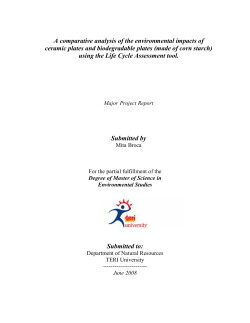 A comparative analysis of the environmental impacts