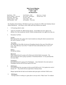 January 14, 2010 - Pendleton School District