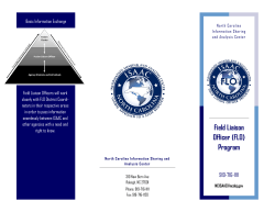 Field Liaison Officer (FLO) Program