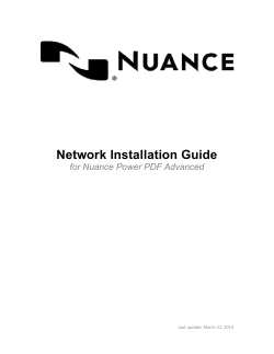 Network Installation Guide