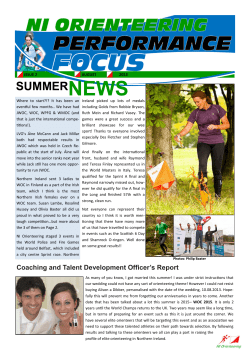 SUMMER - NI Orienteering
