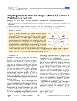 Mitigating Phosphate Anion Poisoning of Cathodic Pt/C Catalysts in