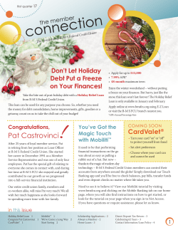 The Member Connection Newsletter