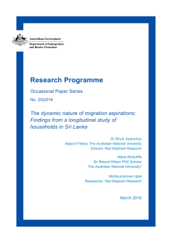 The dynamic nature of migration aspirations