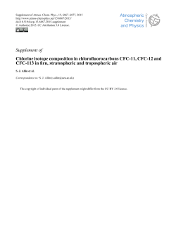 Supplement - Atmos. Chem. Phys