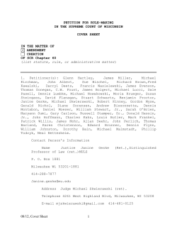 CS-240: Cover Sheet and Guidelines for Filing a Rule