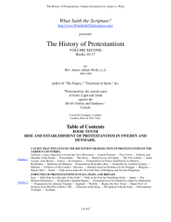 The History of Protestantism, Volume Second text by James A. Wylie
