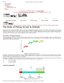 The Order of Filling 3d and 4s Orbitals - Chemwiki