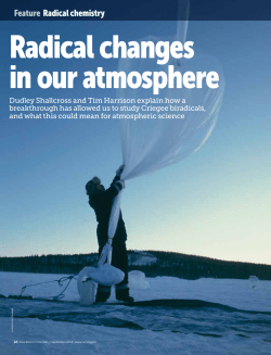 Feature Radical chemistry