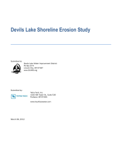 Devils Lake Shoreline Erosion Study