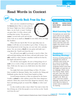 Read Words in Context