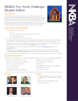 NKBA`s Tiny Home Challenge: Student Edition