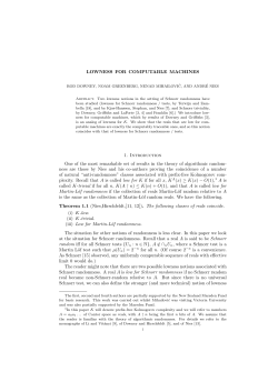 Lowness for computable machines - ECS | Victoria University of