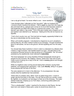 City Girl - English for Everyone