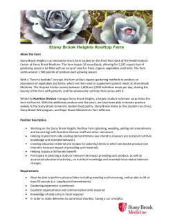 Stony Brook Heights Rooftop Farm