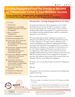 Leading Engagement from the Outside In