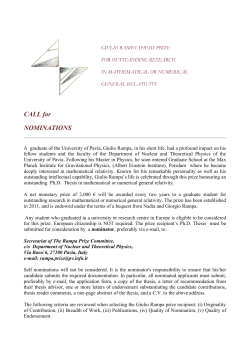 Giulio Rampa Prize