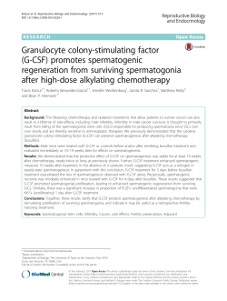 Granulocyte colony-stimulating factor (G