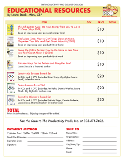 educational resources - The Productivity Pro