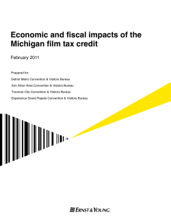 Economic and fiscal impacts of the Michigan film tax credit