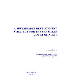 a sustainable development strategy for the brazilian court of