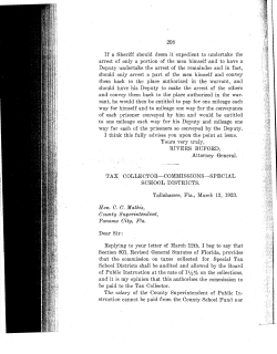 If a Sheriff should deem it expedient to undertake the arrest of only a