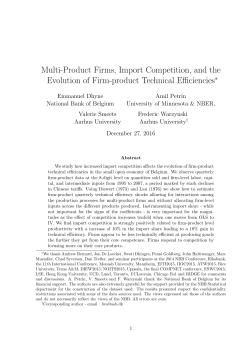 Multi-Product Firms, Import Competition, and the