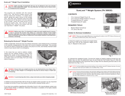 SureLock&trade; Weight System