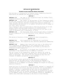 Note: these bylaws were approved at the 3/27/99 annual meeting