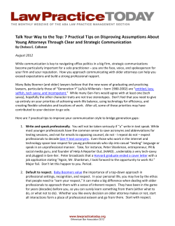 Talk Your Way to the Top - American Bar Association