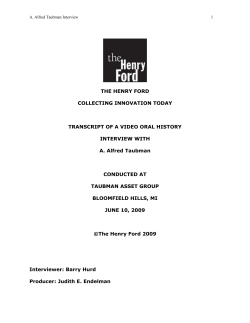 THE HENRY FORD COLLECTING INNOVATION TODAY