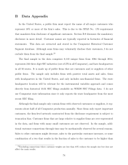 B Data Appendix - The University of Chicago Booth School of