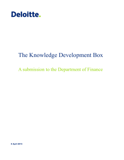 The Knowledge Development Box