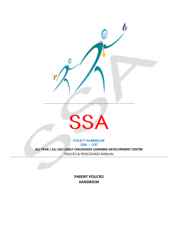 Parent Handbook 2016-17