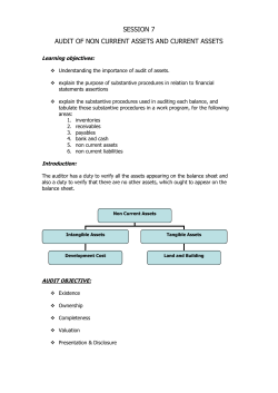 session 7 audit of non current assets and