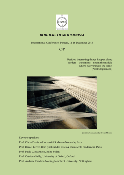 borders of modernism