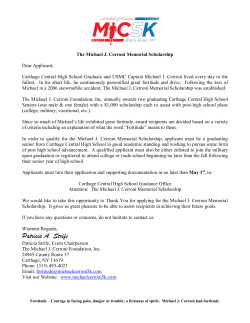 scholarship application