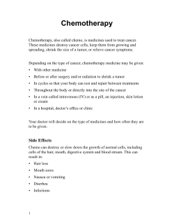 Chemotherapy - Hindi - Health Information Translations