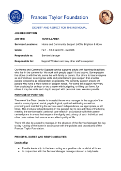 Frances Taylor Foundation